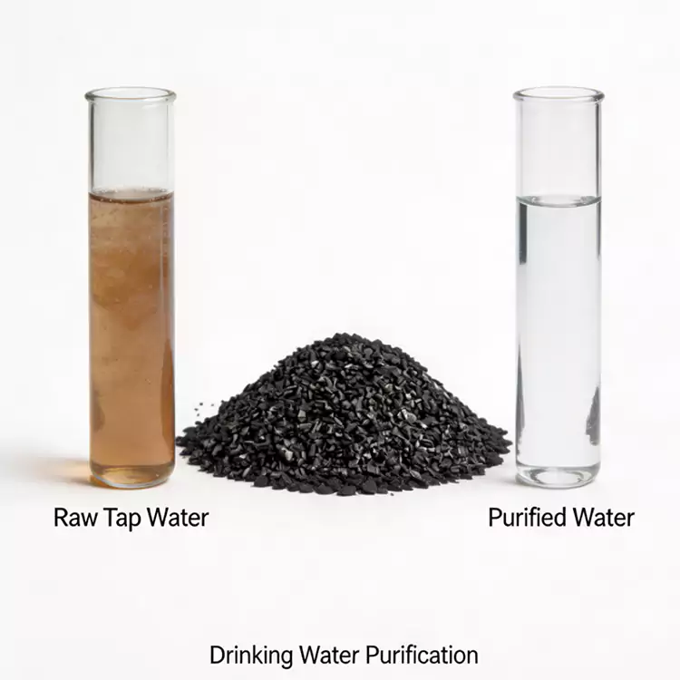 Dricksvattenrening Coconut Shell Carbon