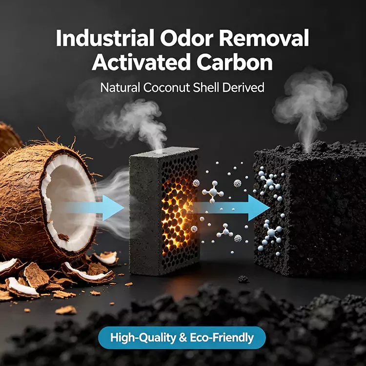 Industriell luktkontroll Coconut Shell Carbon